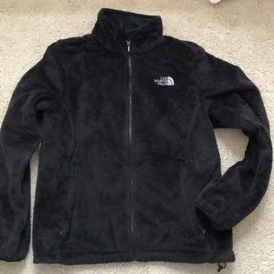 fuzzy black north face